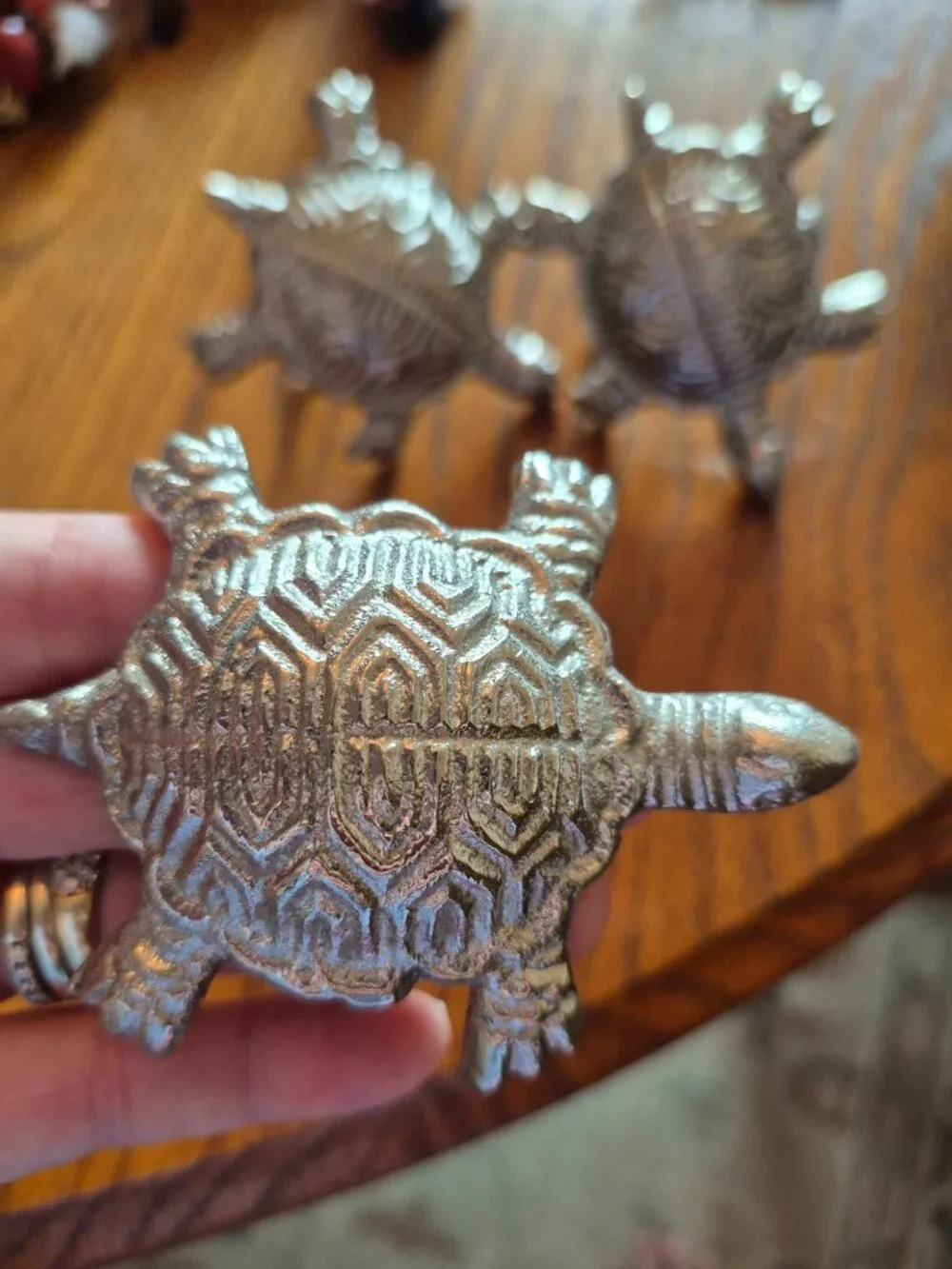 Set of 4 turtle napkin holders